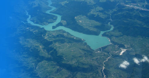 Kokin Brod - pogled iz aviona