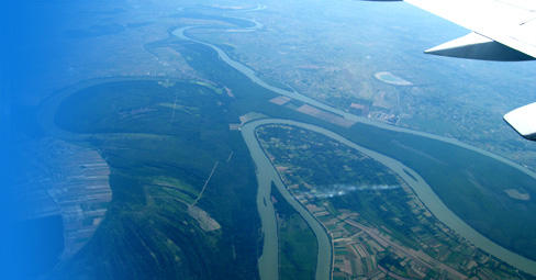 Reka Sava iz aviona